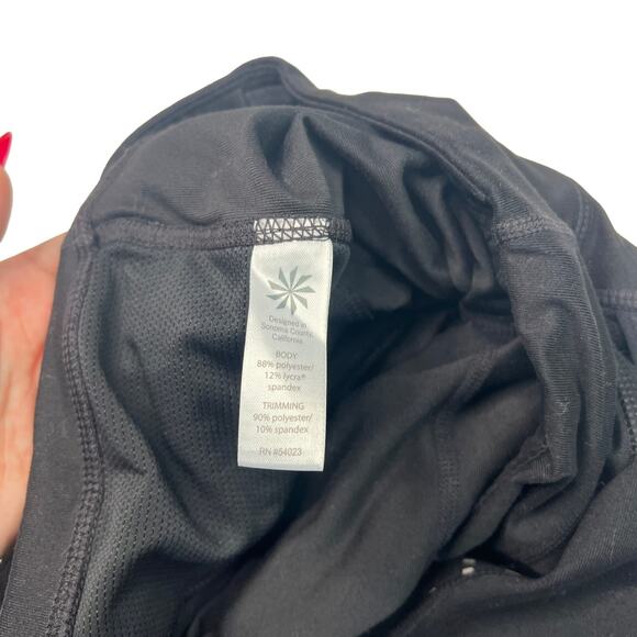 Athleta Reflective Be Free Tight Full Length Leggings Mid Rise Black Small - Picture 10 of 11